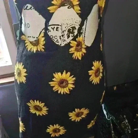 Pac Sun Kendall & Kylie Womans Sunflower Dress Size S - Picture 9 of 12